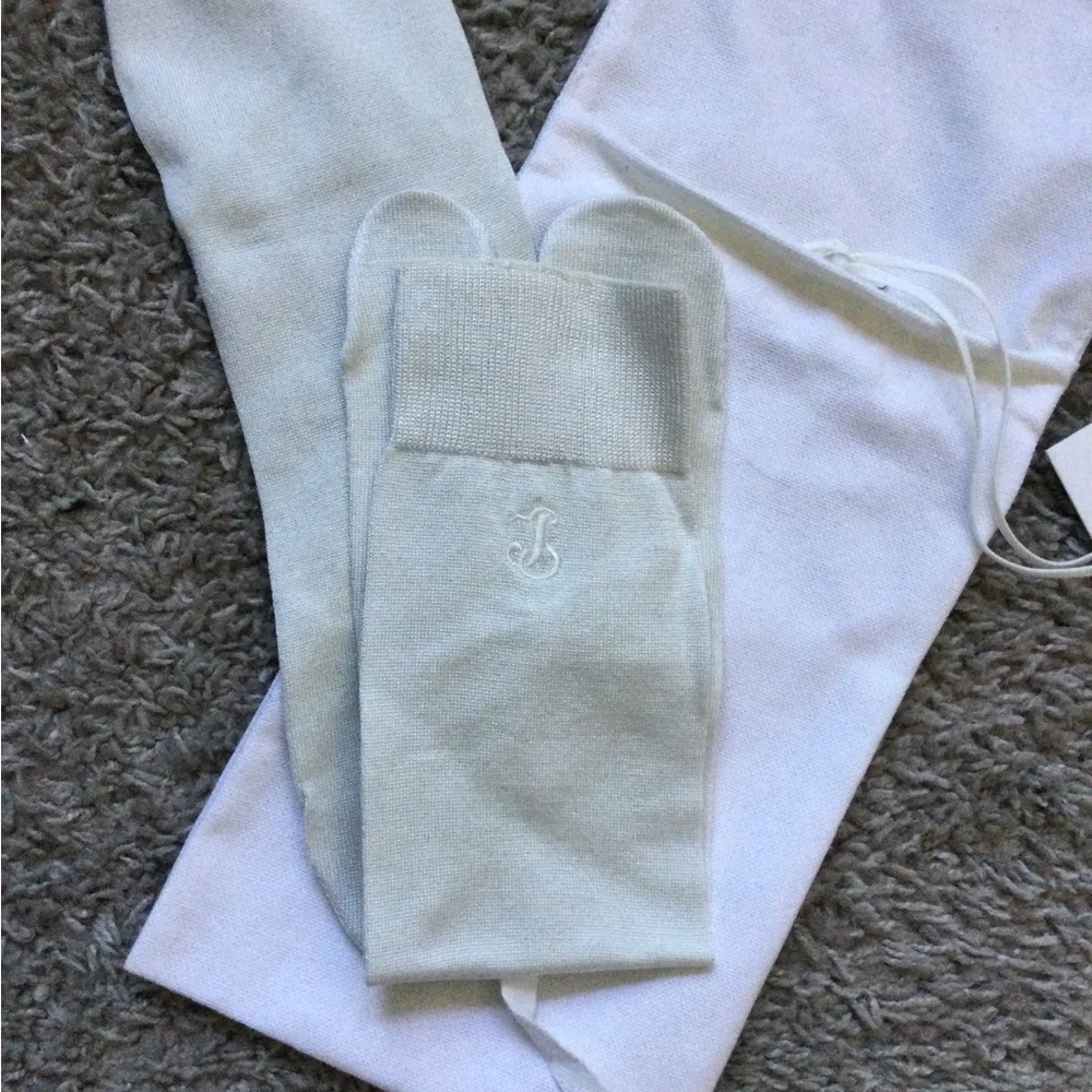 🔥🔥HOST PIC🔥🔥 Jil Sander off White Silk Split Toe Socks - Picture 8 of 13